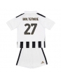 Otroške Nogometnih dresov Juventus Nick Woltemade #27 Domači 2026-27 Kratki rokavi (+ hlače)